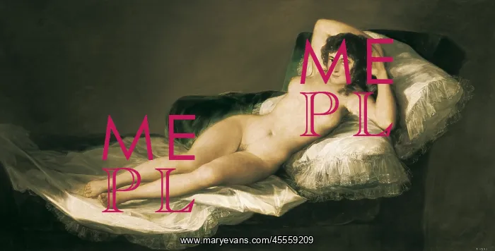 : The Naked Maja, by Goya : The Naked Maja, by Goya