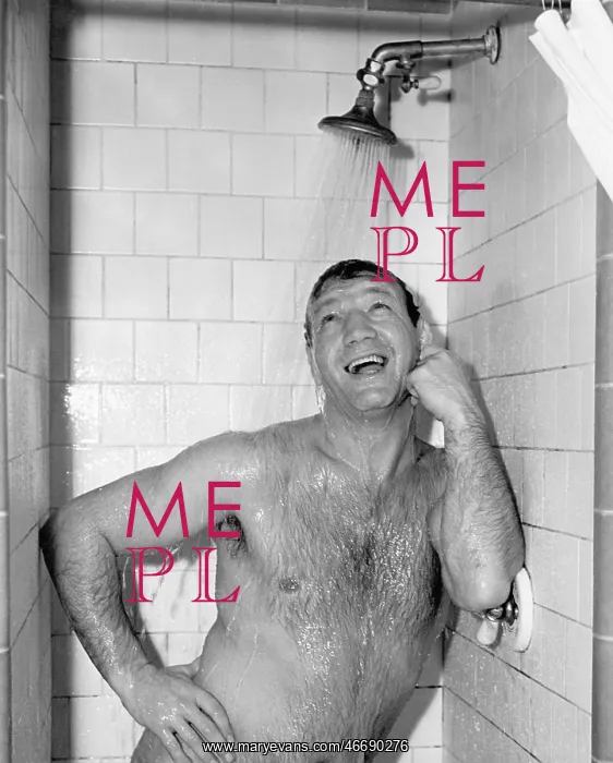 : Naked man taking a shower : Naked man taking a shower