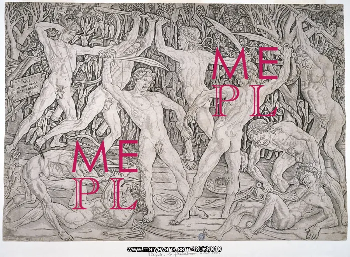 : Naked men fighting : Naked men fighting