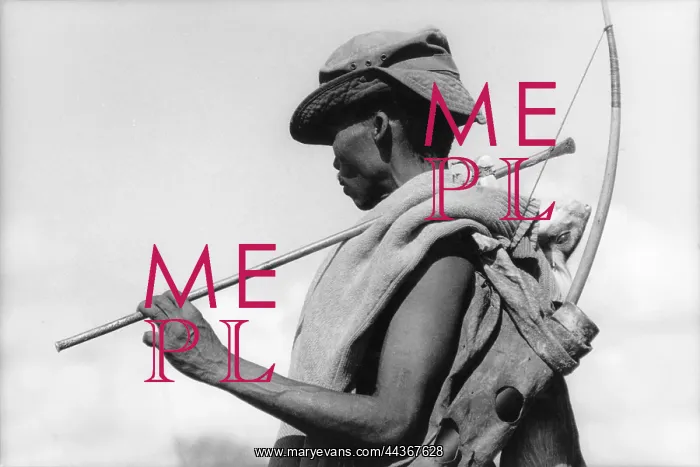 : Namibia, 1997: San Bushman hunter with his catch. Indigenous : Namibia, 1997: San Bushman hunter with his catch. Indigenous