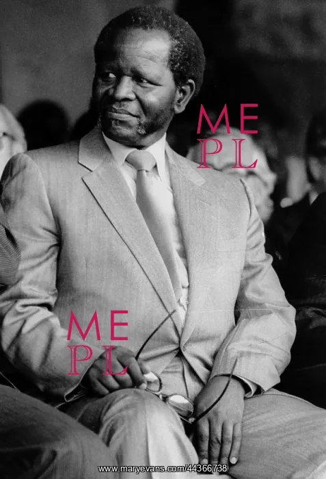 : Namibia. September 1986. Oliver Tambo. Non-Allaigned : Namibia. September 1986. Oliver Tambo. Non-Allaigned