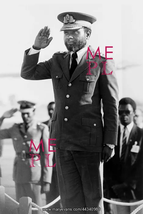  : Namibia summit 1986. Samora Machel. Mozambique leader