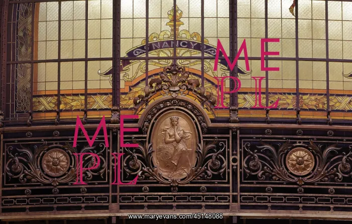 : Nancy emblem, Hall, Societe Generale, Paris, France : Nancy emblem, Hall, Societe Generale, Paris, France