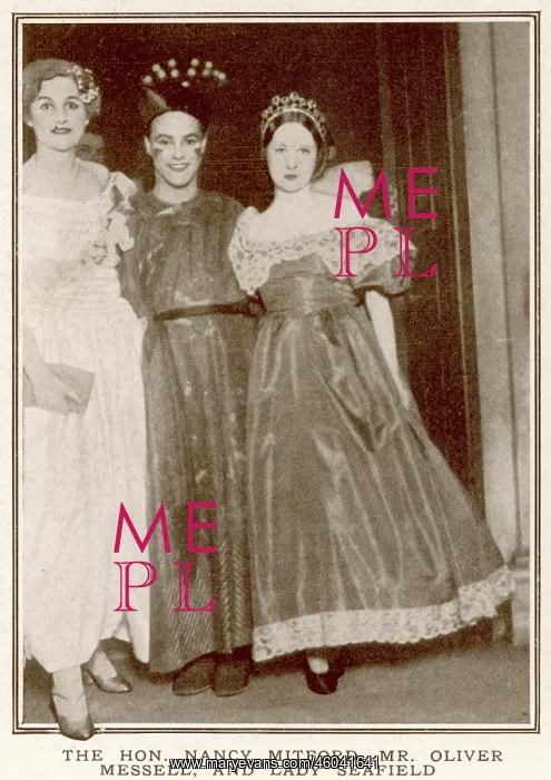 : Nancy Mitford, Oliver Messell and Lady Seafield : Nancy Mitford, Oliver Messell and Lady Seafield