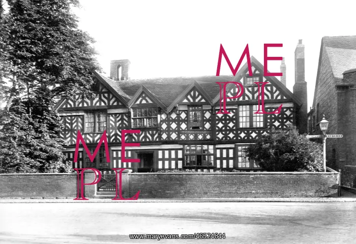  : Nantwich, Churches Mansion 1898