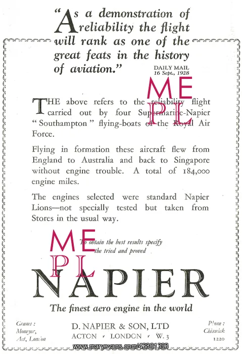  : Napier Aero Engines