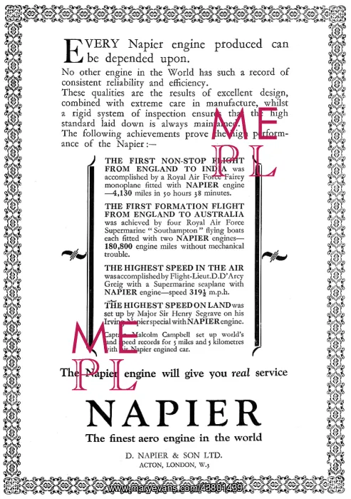  : Napier Aero Engines