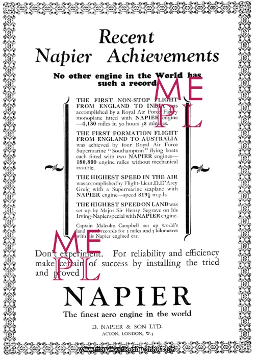  : Napier Aero Engines