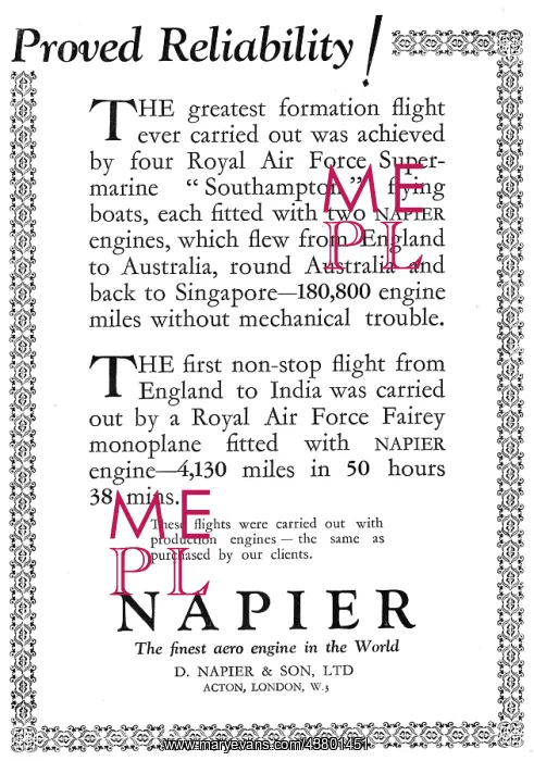  : Napier Aero Engines