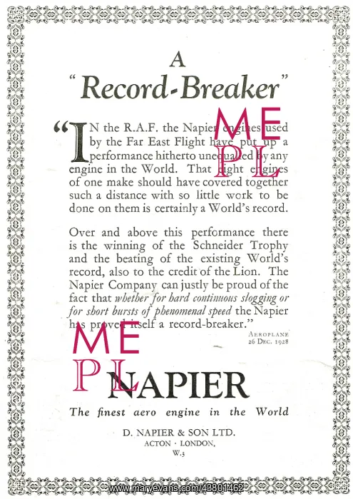 : Napier Aero Engines