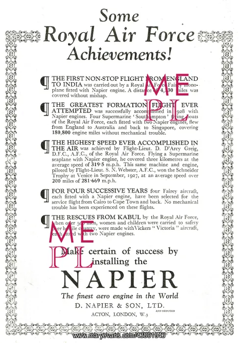 : Napier Aero Engines