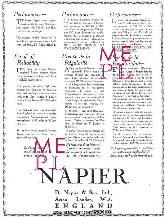  : Napier Aero Engines