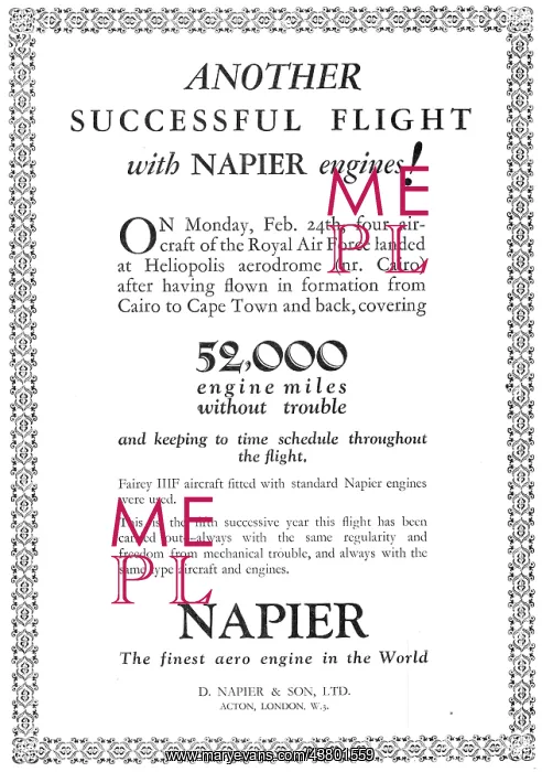  : Napier Aero Engines