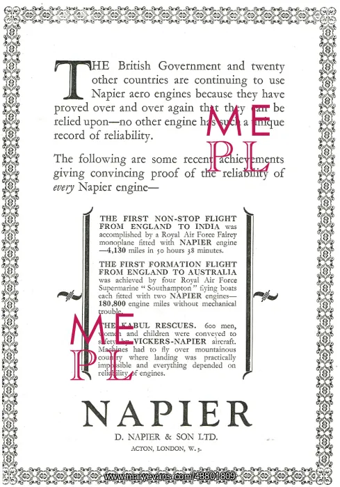  : Napier Aero Engines