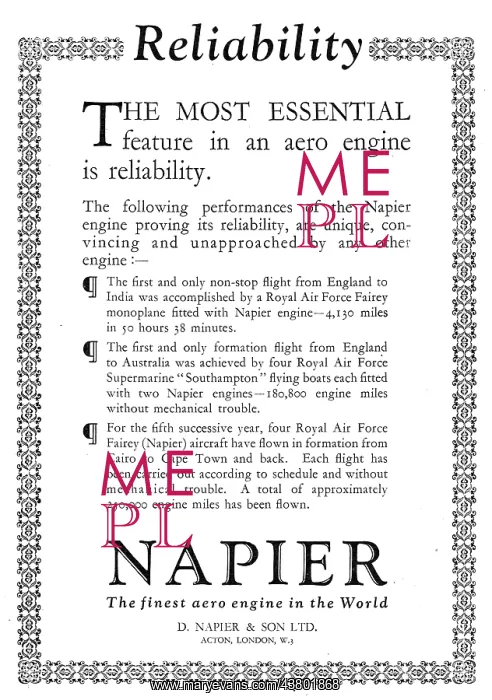  : Napier Aero Engines
