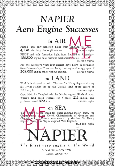  : Napier Aero Engines