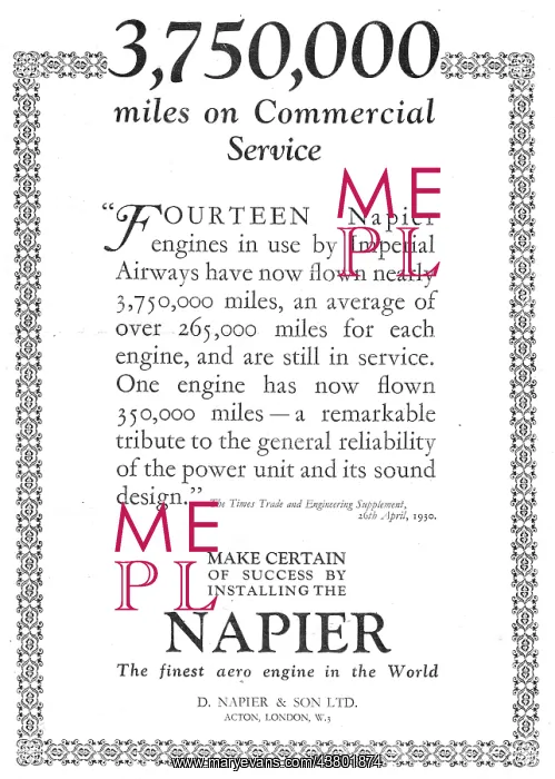  : Napier Aero Engines