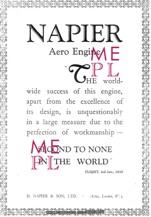  : Napier Aero Engines