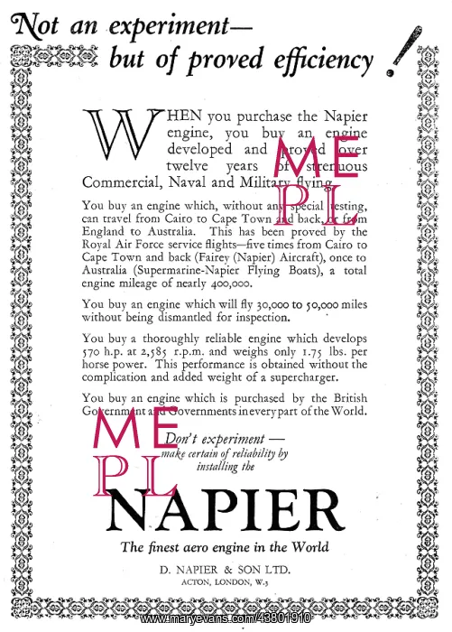  : Napier Aero Engines