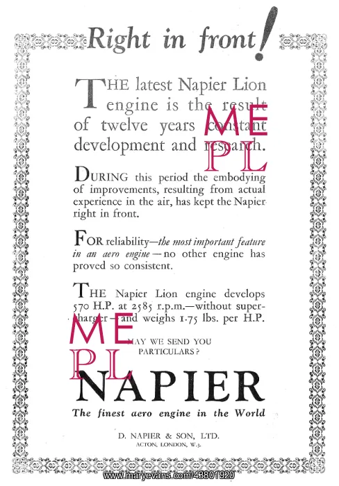  : Napier Aero Engines
