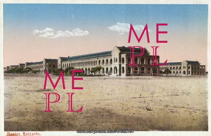 : Napier Barracks, Karachi, British India : Napier Barracks, Karachi, British India