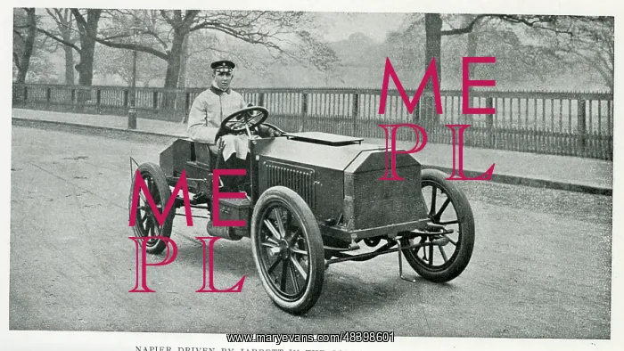 : Napier car driven by Charles Jarrott : Napier car driven by Charles Jarrott