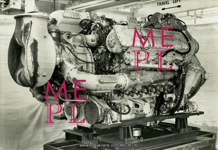  : Napier Deltic Marine MTB engine, geared turbo blown