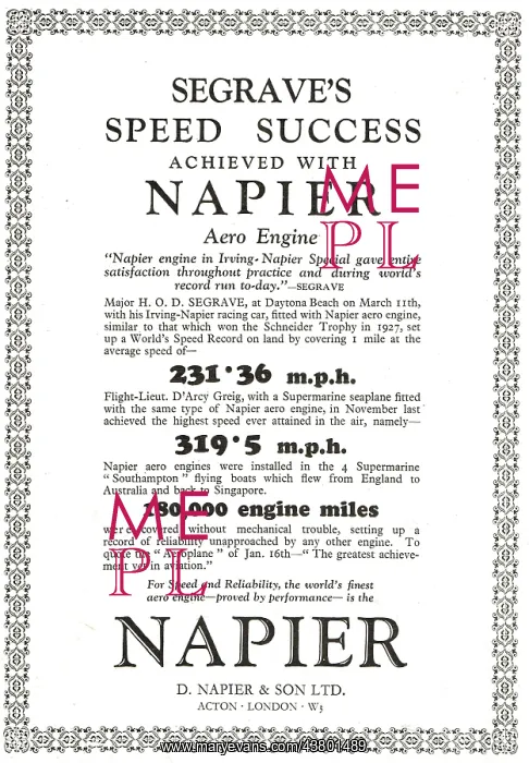  : Napier Engines
