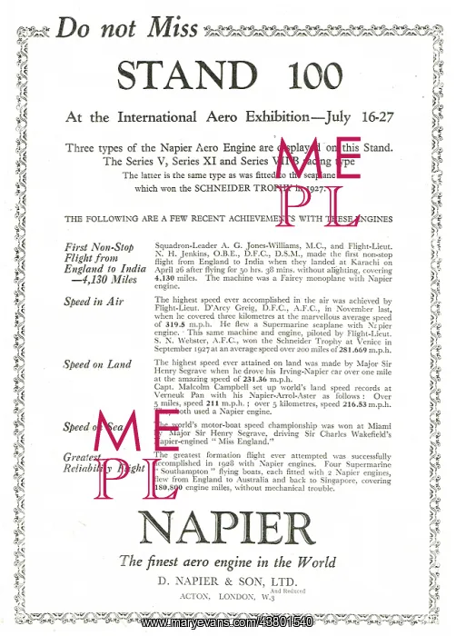  : Napier Engines