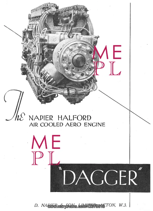 : Napier Halford Aero Engine : Napier Halford Aero Engine