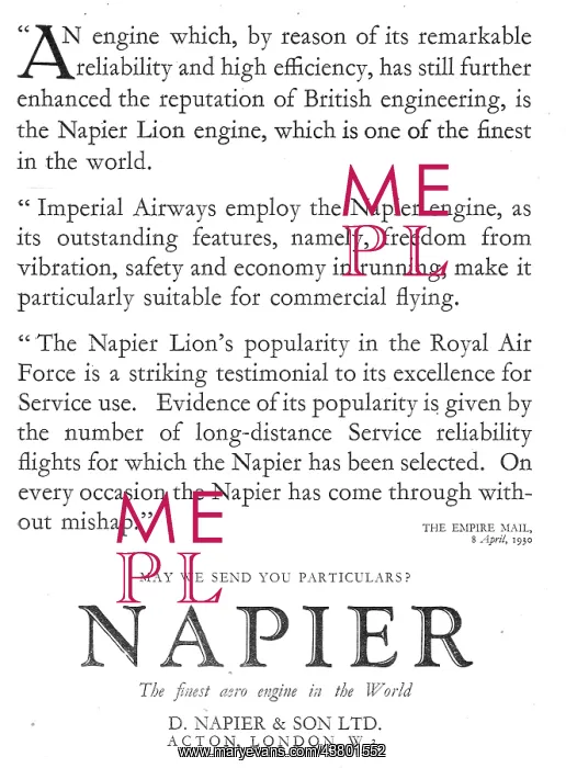 : Napier Lion Aero Engine : Napier Lion Aero Engine