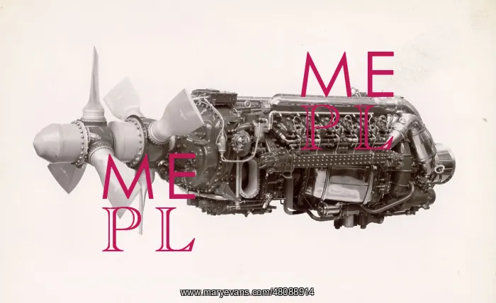: Napier Nomad compound diesel engine, port front quarter : Napier Nomad compound diesel engine, port front quarter
