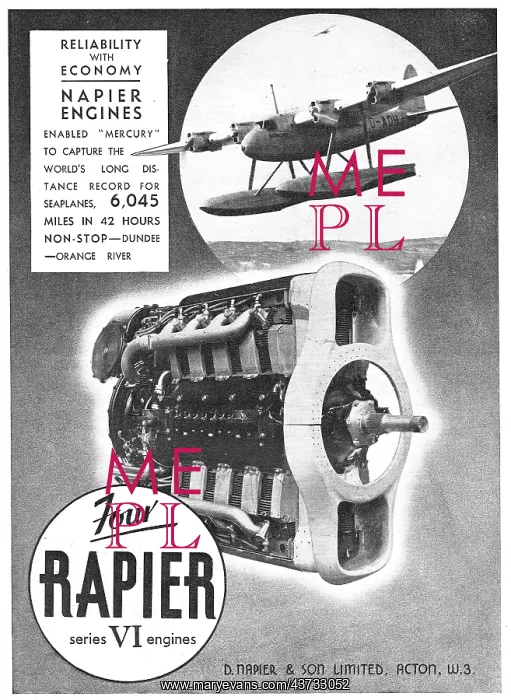 : Napier Rapier Aero Engines : Napier Rapier Aero Engines