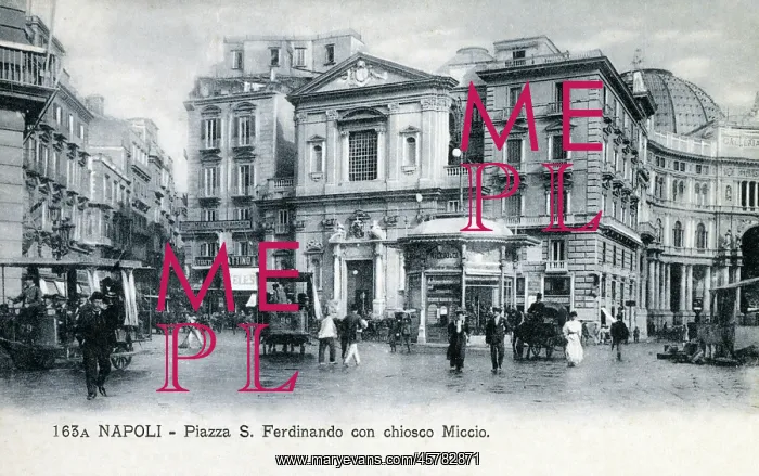 : Naples, Italy - Piazza Triesti e Trento : Naples, Italy - Piazza Triesti e Trento