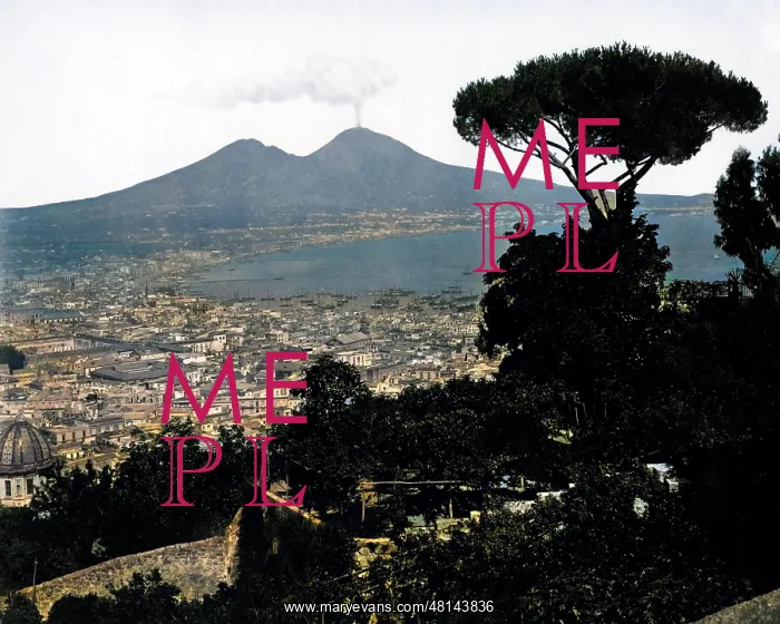 : Naples and Vesuvius, Italy : Naples and Vesuvius, Italy