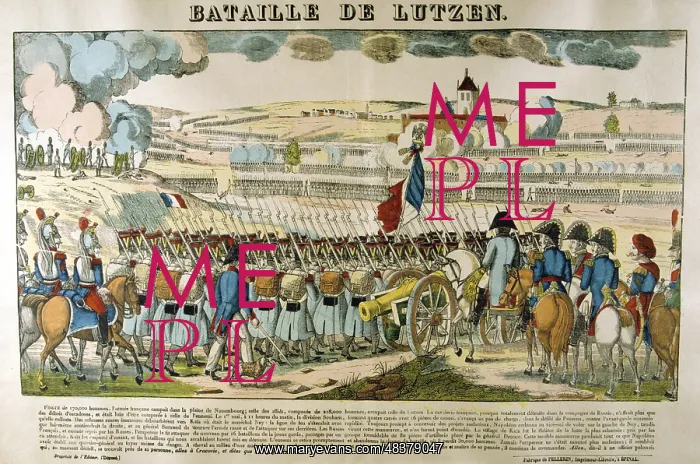 : Napoleon at the Battle of Lutzen, 2 May 1813 : Napoleon at the Battle of Lutzen, 2 May 1813
