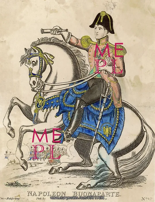  : Napoleon Bonaparte on horseback