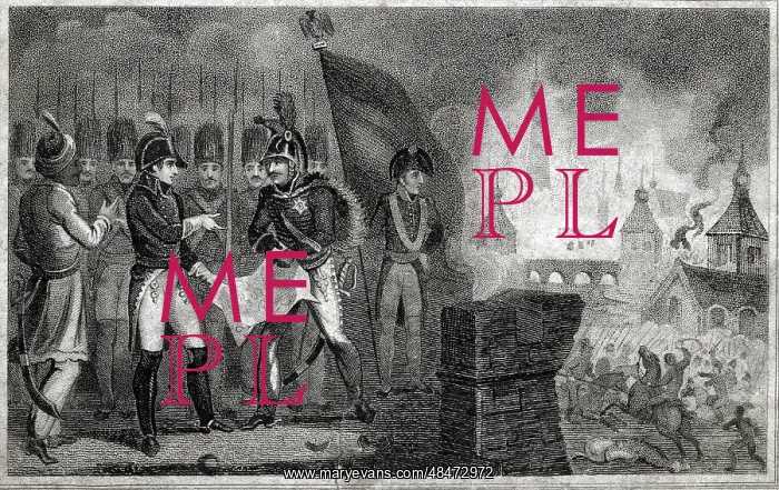  : Napoleon at The Burning of Moscow