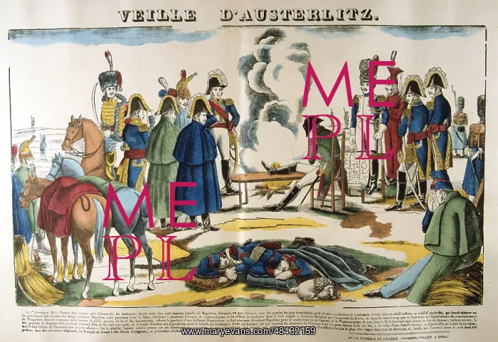 : Napoleon on the evening before Austerlitz. The : Napoleon on the evening before Austerlitz. The