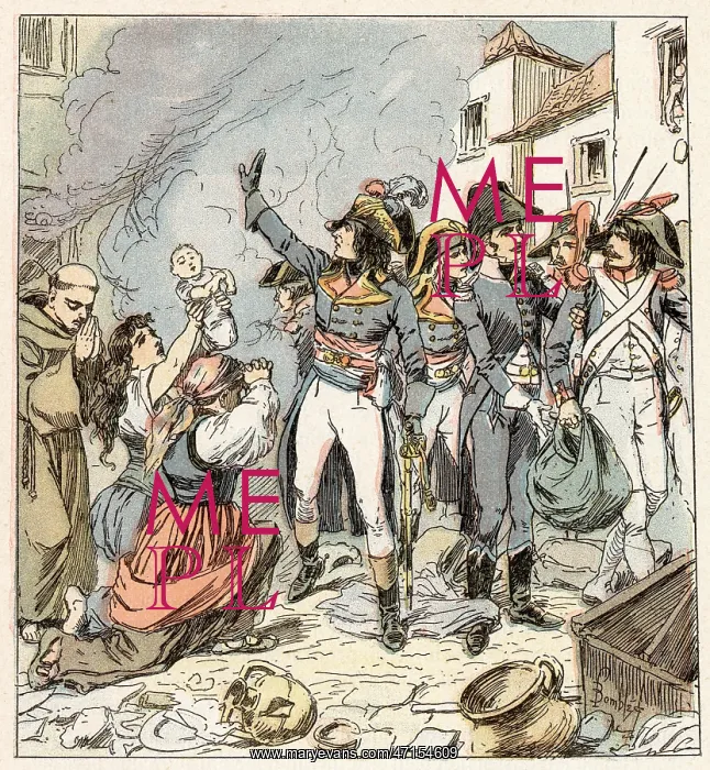 : Napoleon halting the pillage of Rome : Napoleon halting the pillage of Rome