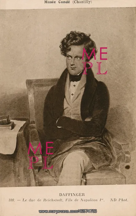 : Napoleon II by Moriitz Michael Daffinger : Napoleon II by Moriitz Michael Daffinger