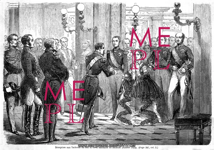 : Napoleon III with Duc de Brabant : Napoleon III with Duc de Brabant