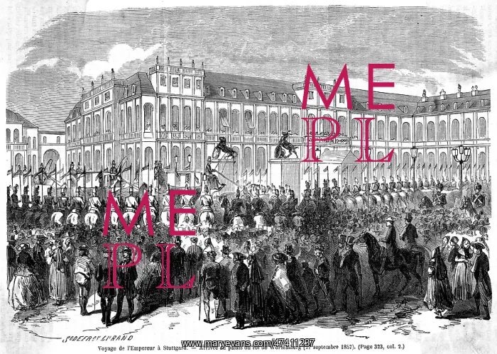 : Napoleon III visit to Stuttgart : Napoleon III visit to Stuttgart