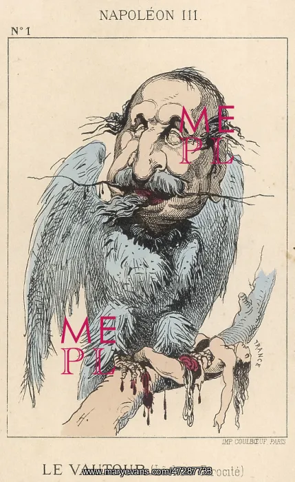 : NAPOLEON III AS VULTURE : NAPOLEON III AS VULTURE