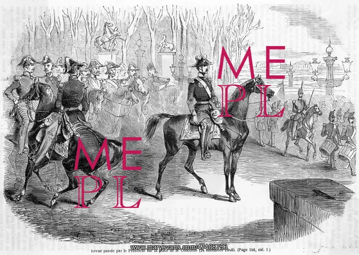 : NAPOLEON REVIEWS TROOPS : NAPOLEON REVIEWS TROOPS