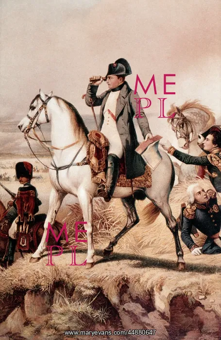 : Napoleon Riding A Horse Looking : Napoleon Riding A Horse Looking