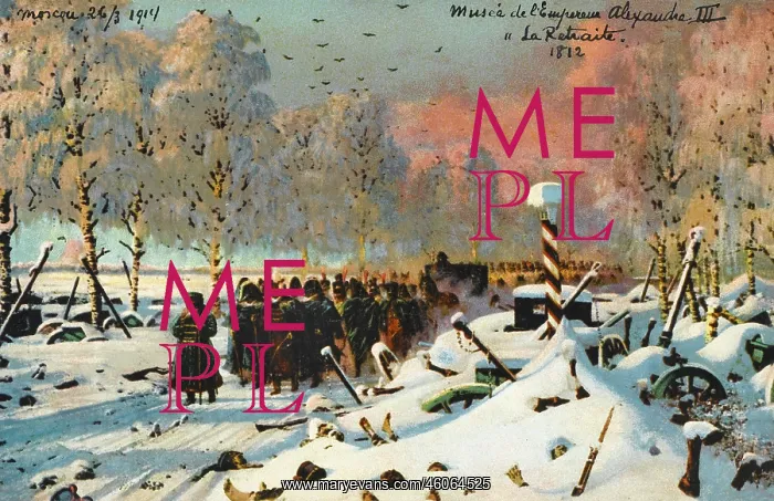 : Napoleon's army retreating from Moscow : Napoleon's army retreating from Moscow