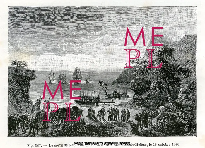  : Napoleon's Corpse Leaving St Helena