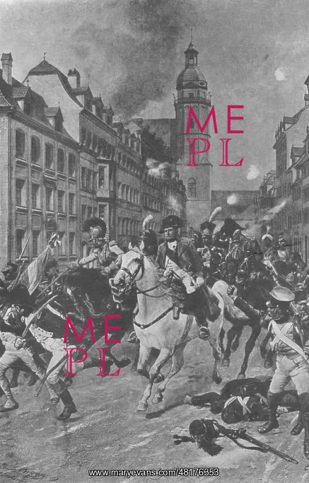 : Napoleon's escape after the Battle of Leipzig, 1813 : Napoleon's escape after the Battle of Leipzig, 1813