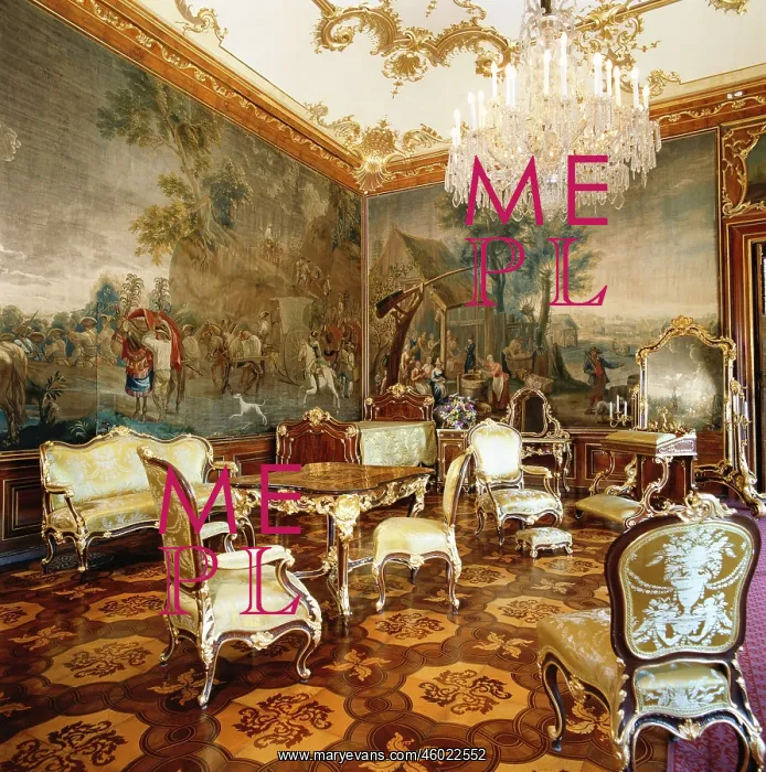 : Napoleon's Room in Castle Scheonbrunn : Napoleon's Room in Castle Scheonbrunn